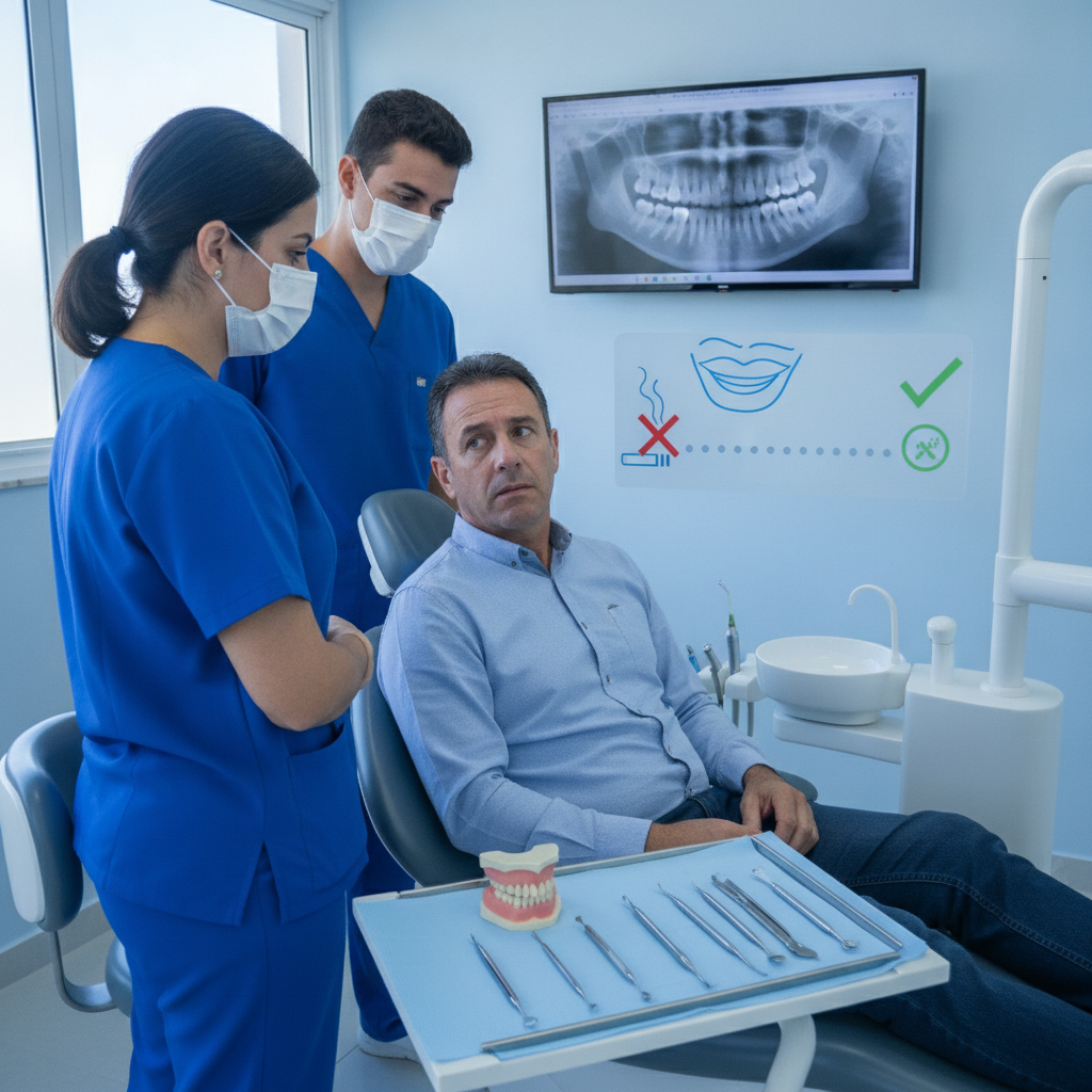 Implante Dentário e Cigarro: Pode Fumar em Campos Novos?