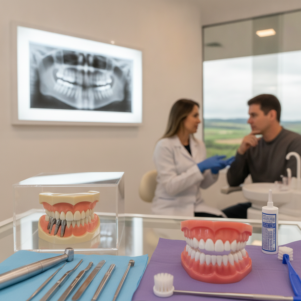 Implante Dentário ou Dentadura: Qual a Melhor Opção em Campos Novos?