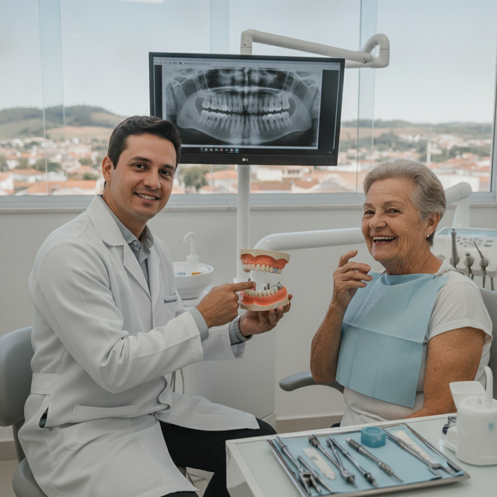 Implante Dentário para Quem Nunca Teve Dente em Campos Novos