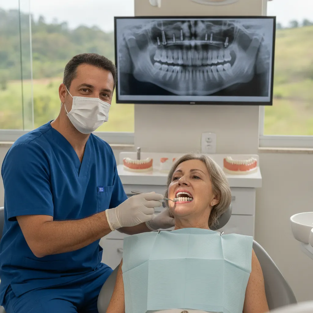 Implante Dentário para Quem Perdeu Todos os Dentes em Campos Novos